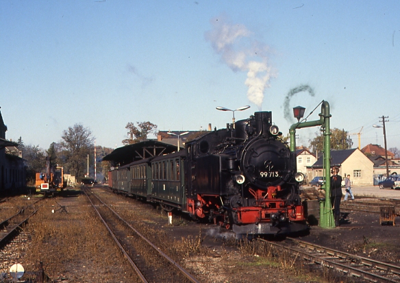 Eisenbahndia-99713 Sdz. Bf Dippoldiswalde 26.10.1991