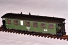 großfenstriger Reisezugwagen Nr. 0091 der Mansfelder Bergwerksbahn, Holzverkleidung,  H0e