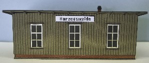 Bausatz für Bahnhofsgebäude Herzogswalde, Epoche 1 – 4